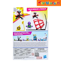 Marvel Stunt Squad Miles Morales Vs Prowler Action Figures -Toy Haven Shop TK 39097568F7069 PKT BACK