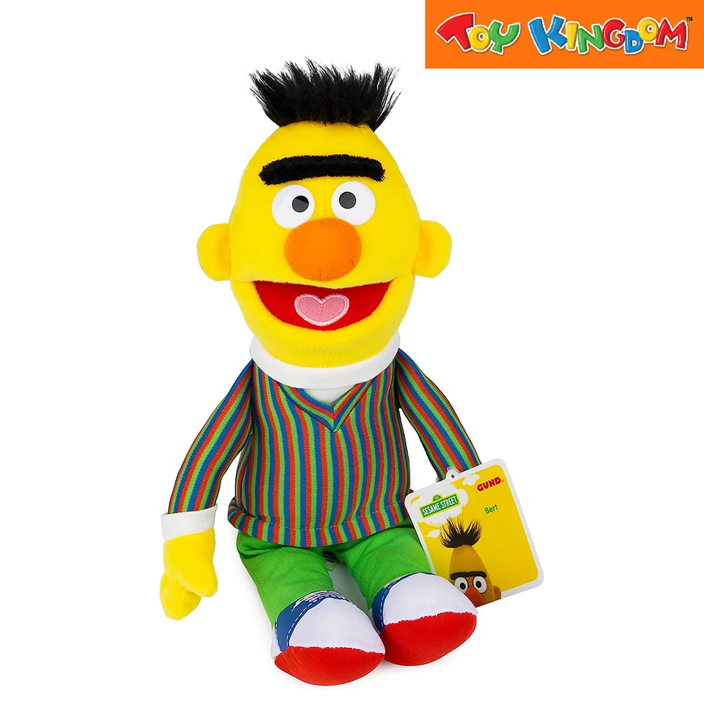 Gund Sesame Street Bert 14 Inch Stuffed Toys 2 Gund Sesame Street Bert 14 Inch Stuffed Toys - Image 2