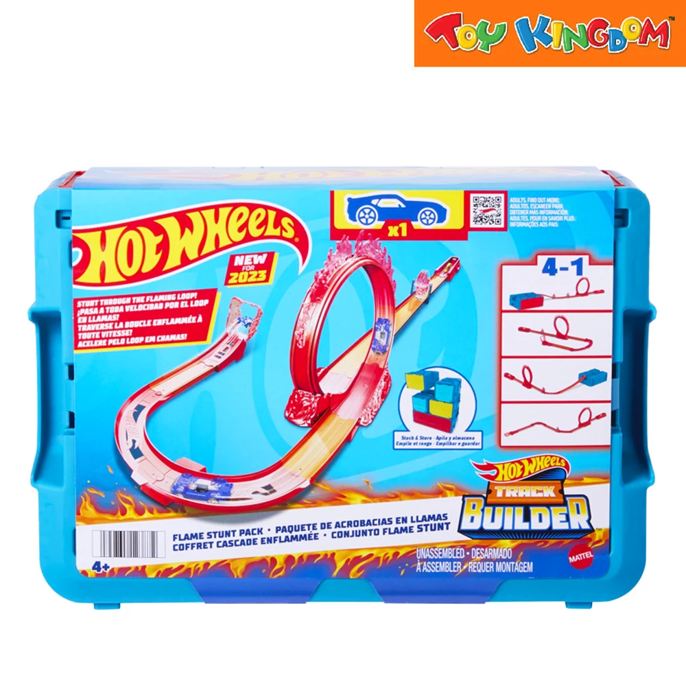Hot Wheels Track Builder Fire-themed Stunt Pack Playset 1 Hot Wheels Track Builder Fire-themed Stunt Pack Playset