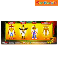 Crash Bandicoot 4 Pack 4.5 Inch Figure -Toy Haven Shop TK 3909857321525 PKT 2