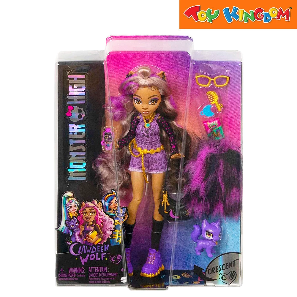 Monster High Clawdeen Wolf Doll With Pet And Accessories 1 Monster High Clawdeen Wolf Doll With Pet And Accessories