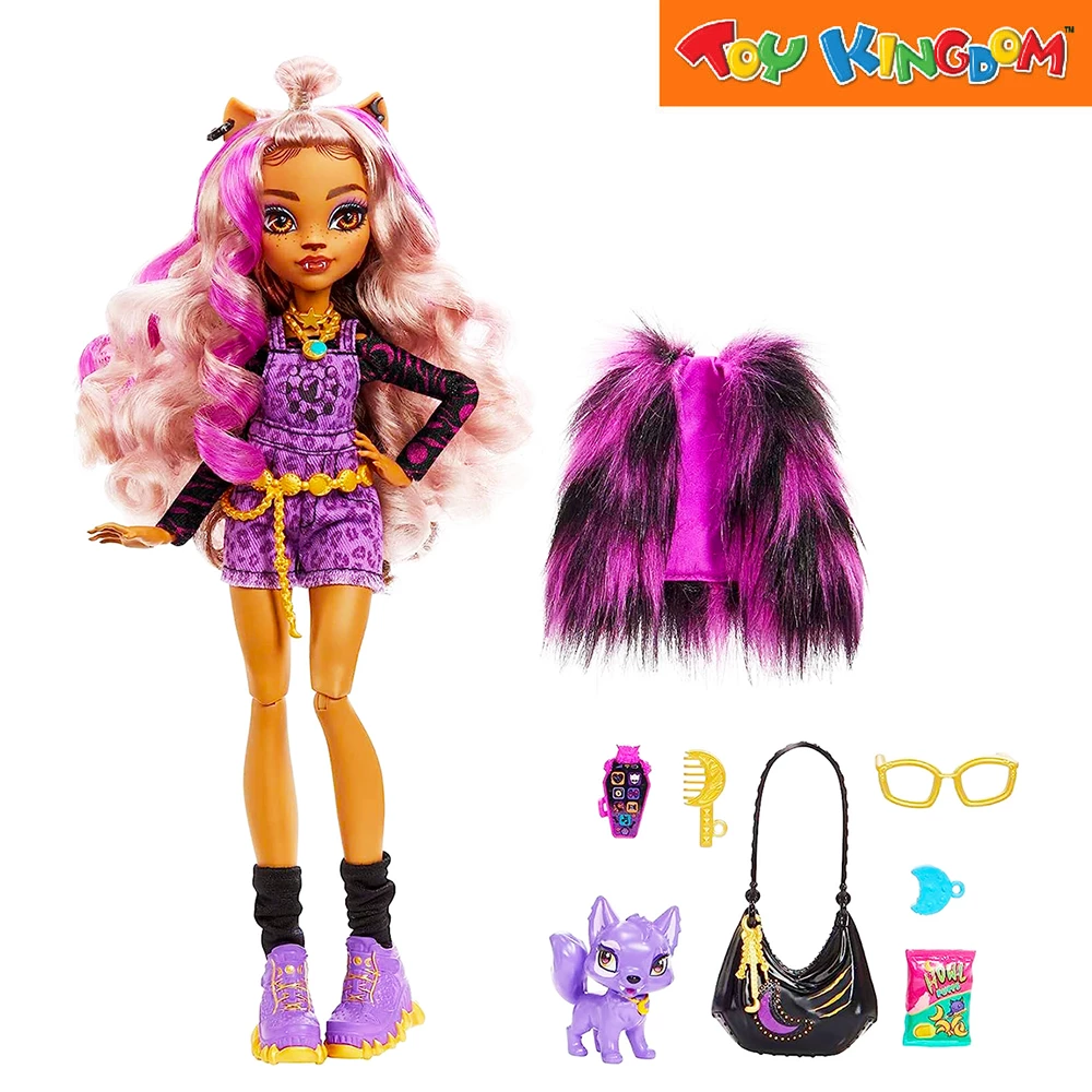 Monster High Clawdeen Wolf Doll With Pet And Accessories 3 Monster High Clawdeen Wolf Doll With Pet And Accessories - Image 3