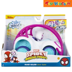 Disney Jr. Marvel Spidey And His Amazing Friends Ghost Spider Power Rollers Feature Vehicle
