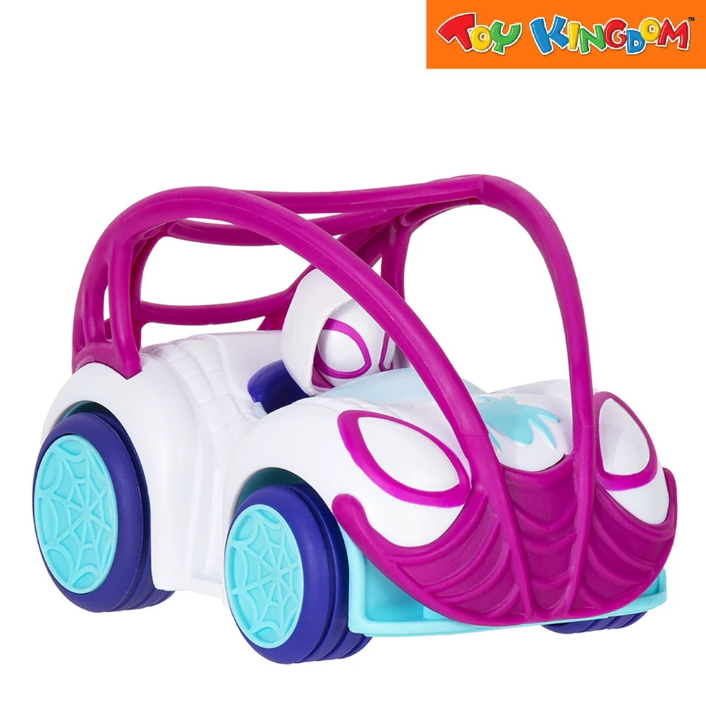 Disney Jr. Marvel Spidey And His Amazing Friends Ghost Spider Power Rollers Feature Vehicle 2 Disney Jr. Marvel Spidey And His Amazing Friends Ghost Spider Power Rollers Feature Vehicle - Image 2