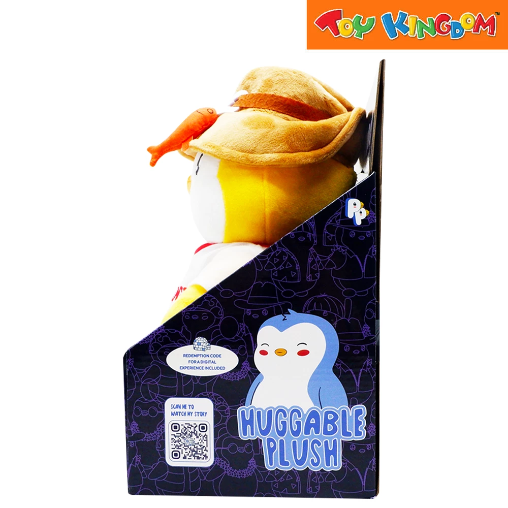 Pudgy Penguins Huggable Plush Golden Pudgy With Brown Hat 2 Pudgy Penguins Huggable Plush Golden Pudgy With Brown Hat - Image 2