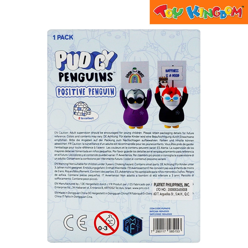 Pudgy Penguins Purple 1 Pack 6.5 Inch Figure 3 Pudgy Penguins Purple 1 Pack 6.5 Inch Figure - Image 3