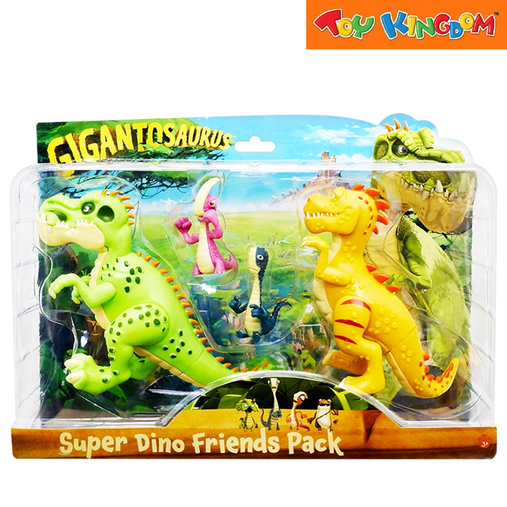 United Smile Giganto Deluxe Scene 4 Pack Super Dino Friends Pack 2 Inch Action Figures 1 United Smile Giganto Deluxe Scene 4 Pack Super Dino Friends Pack 2 Inch Action Figures
