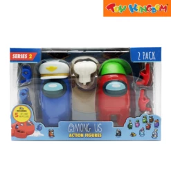Among Us Dark Blue And Red Action Figures