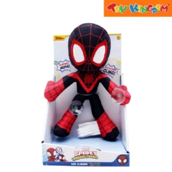 Disney Jr. Marvel Spidey And His Amazing Friends Miles Morales Web Clingers Plush