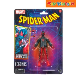 Marvel Spider-Man Legends Retro 6 Inch Miles Morales Spiderman Action Figures
