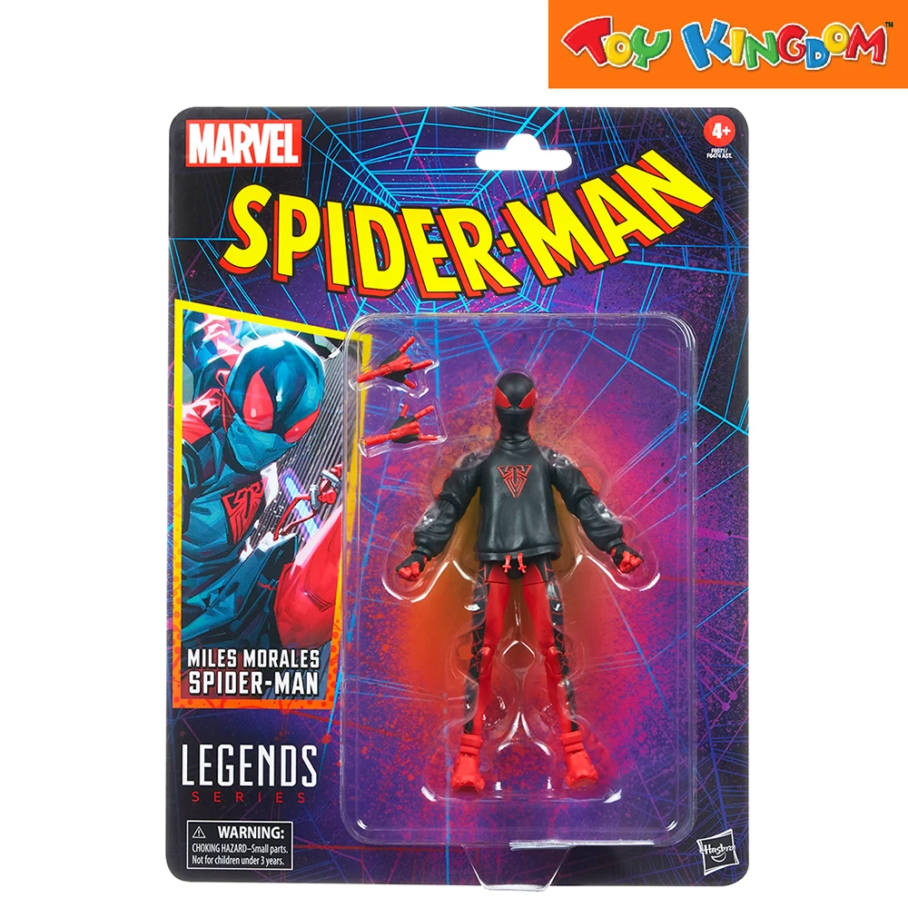 Marvel Spider-Man Legends Retro 6 Inch Miles Morales Spiderman Action Figures 1 Marvel Spider-Man Legends Retro 6 Inch Miles Morales Spiderman Action Figures