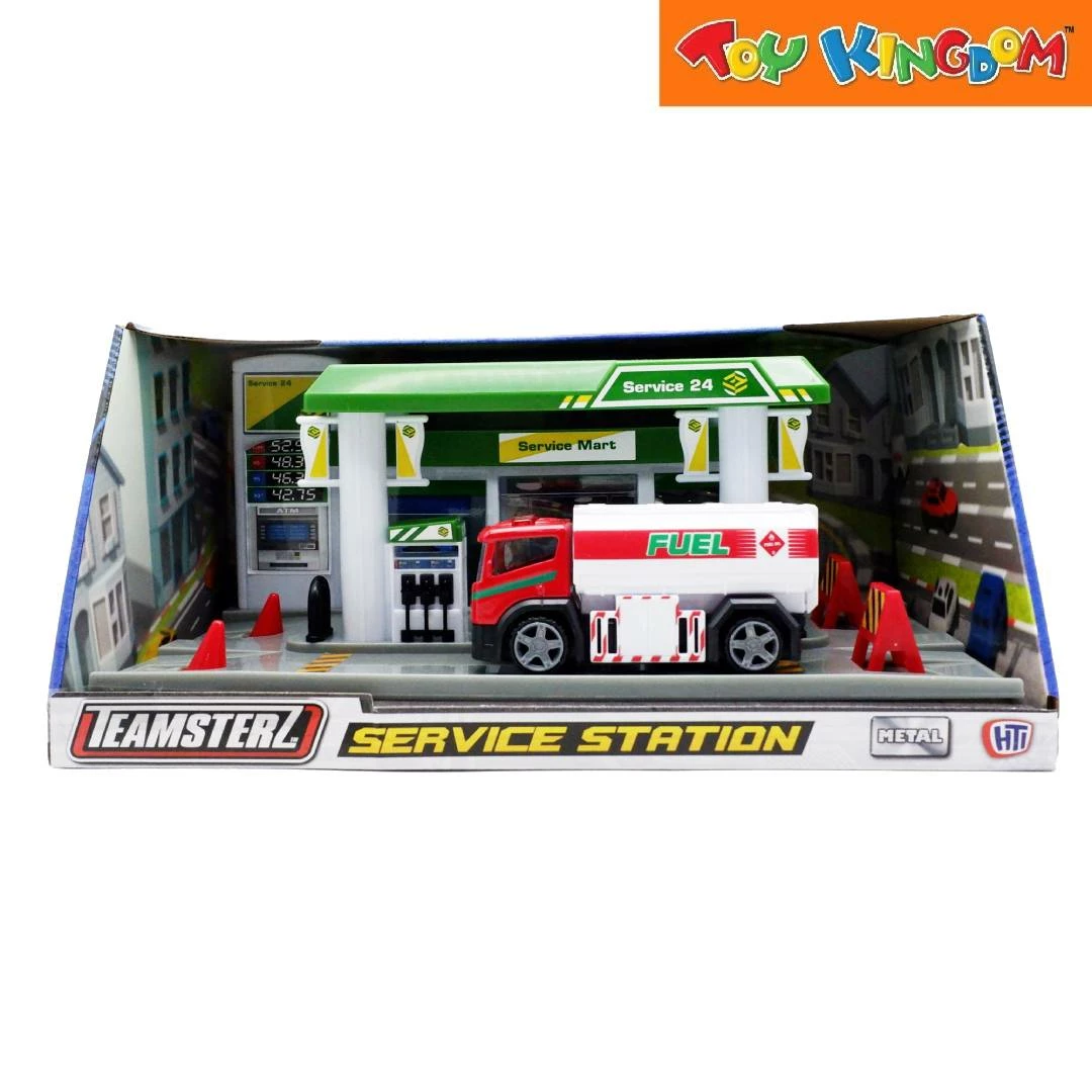 Teamsterz Service Station Fuel Tanker Playset 1 Teamsterz Service Station Fuel Tanker Playset